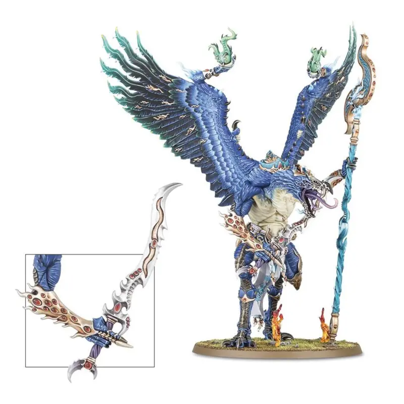 Disciples of tzeentch: lord of change, age of sigmar, games workshop, model 97-26